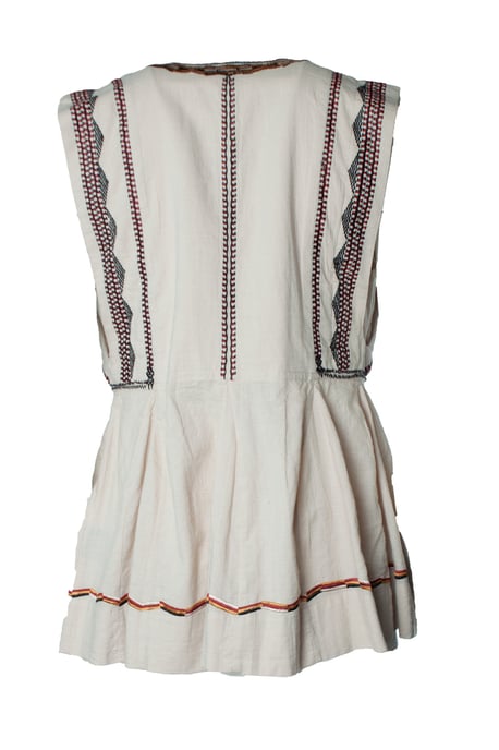 Isabel Marant Etoile, besticktes beiges Top - Image 3