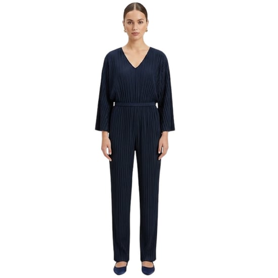 Boss - Jumpsuit für Damen, Regulär, Blouson-Ärmel (Blau) - Image 3