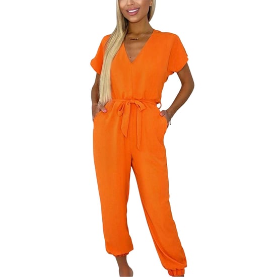 AX Paris - Jumpsuit für Damen, Mit Gürtel, Polyester (Dunkel Orange) - Image 1