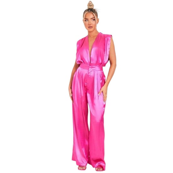 Missy Empire - Jumpsuit für Damen, Weites Bein, Ärmellos (Pink) - Image 4