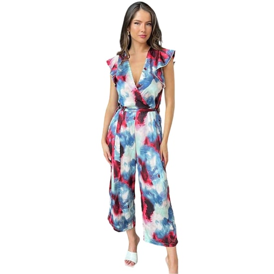 AX Paris - Jumpsuit für Damen, Wickel, Polyester (Bunt bedruckt) - Image 1