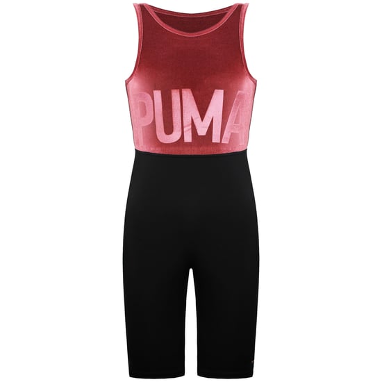 Puma Aktiver Damen Jumpsuit Schwarz/Burgunder - Image 1