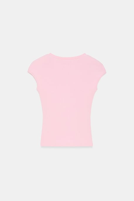 Figurbetontes Baumwoll-Jersey Rundhals-T-Shirt - Image 6