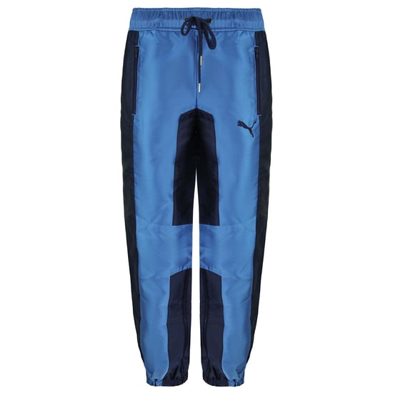 Puma x Rihanna Fenty Satin Damen Jogginghose Navy - Image 1