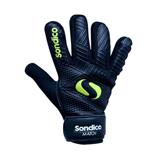 Sondico - Torhüter-Handschuhe für Herren/Damen Unisex (Schwarz/Sonne) - Image 2