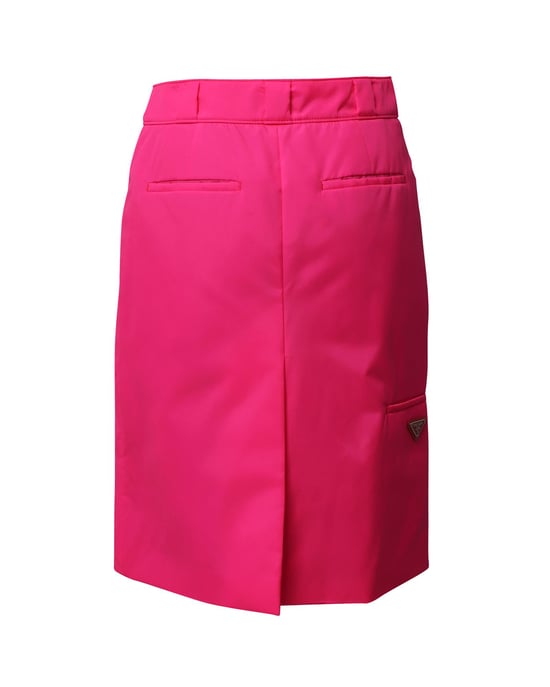 Prada Midirock aus rosa Nylon - Image 3