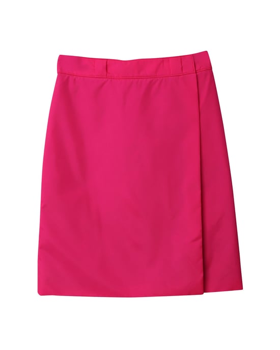 Prada Midirock aus rosa Nylon - Image 5