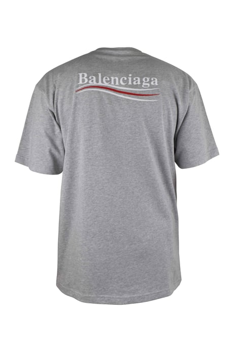 Balenciaga T-Shirt in Übergröße Grau - Image 2