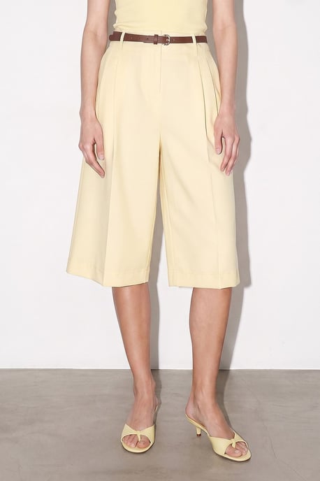 Hochtaillierte Gürtelweite, weite Tailored Shorts - Image 4