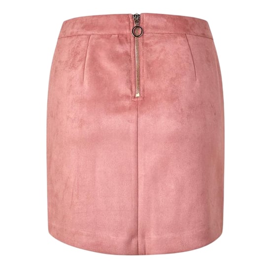 Vero Moda - "Donna" Bleistiftrock für Damen, Wildlederimitat, Schmal (Altrosa) - Image 2