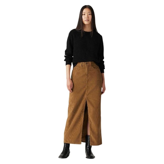 Levis - Langer Rock für Damen, Denim, Hoch geschnitten (Hermelin) - Image 3
