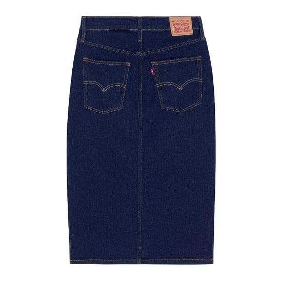 Levis - Midirock für Damen, Seitenschlitz (Blaue Steinwäsche) - Image 3