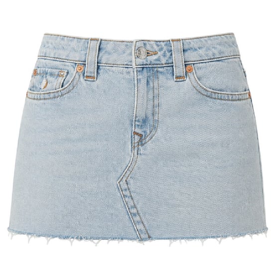 True Religion - "Sadie" Minirock für Damen, Denim (Leuchtend/Gewaschen) - Image 1