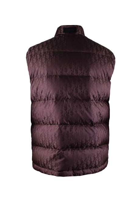 Dior Weste mit schrägem Ausschnitt Braun - Image 3