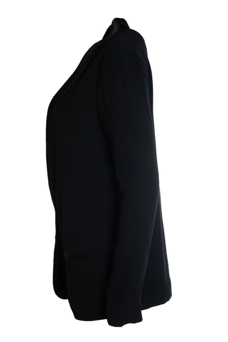Ba&Sh Blazer mit glänzendem Revers - Schwarz - Image 4