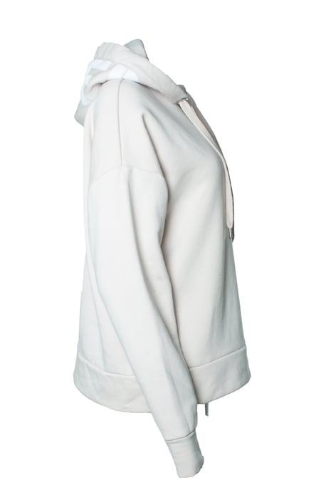 Geschlossener, beiger Hoodie - Image 2