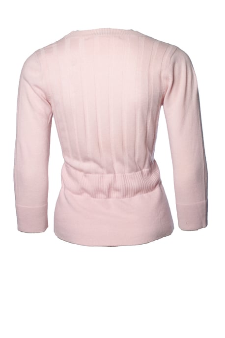 Diane von Furstenberg, rosa Strickjacke mit Schleife - Image 2