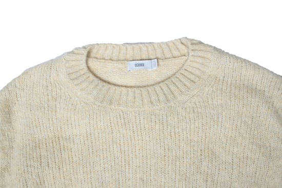 Geschlossener, gestrickter gelber Pullover - Image 6