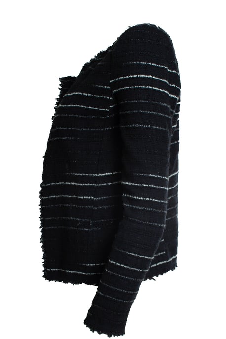 Isabel Marant Etoile, gestreifter Blazer in Schwarz - Image 2