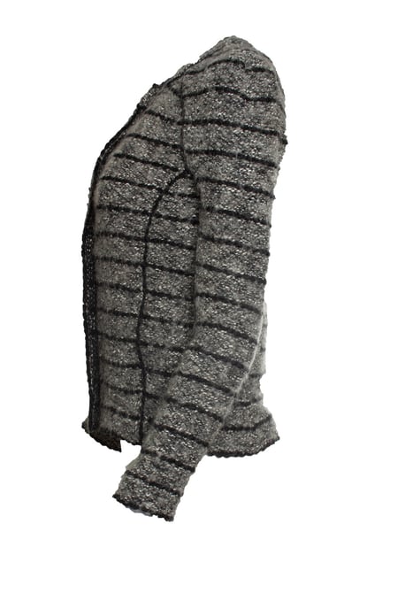 Isabel Marant Etoile, graue und schwarze Tweedjacke - Image 2