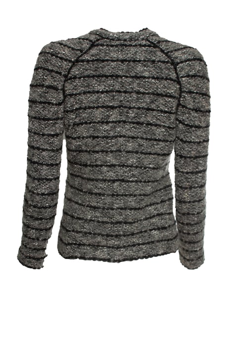 Isabel Marant Etoile, graue und schwarze Tweedjacke - Image 3