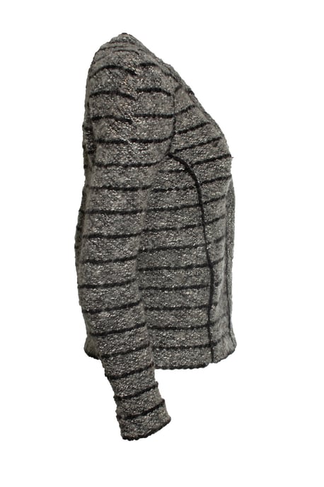 Isabel Marant Etoile, graue und schwarze Tweedjacke - Image 4