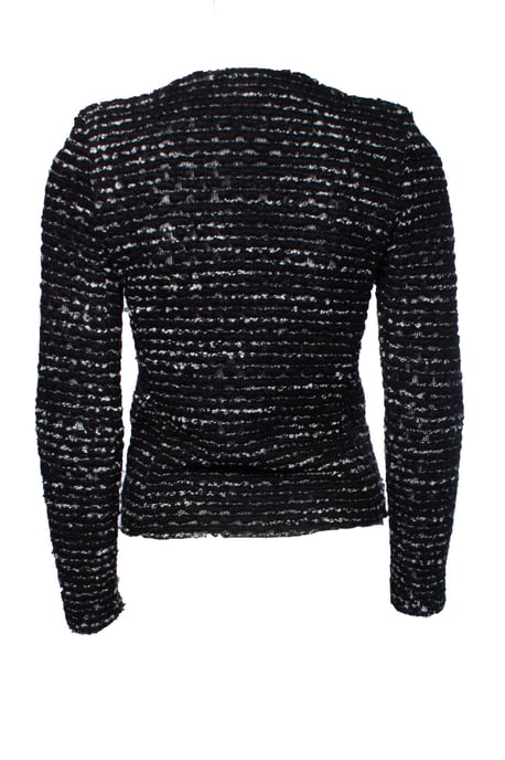 Iro Bouclé-Jacke, schwarz-weiß - Mehrfarbig - Image 2
