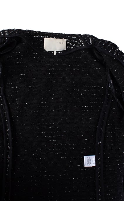 Iro Bouclé-Jacke, schwarz-weiß - Mehrfarbig - Image 6