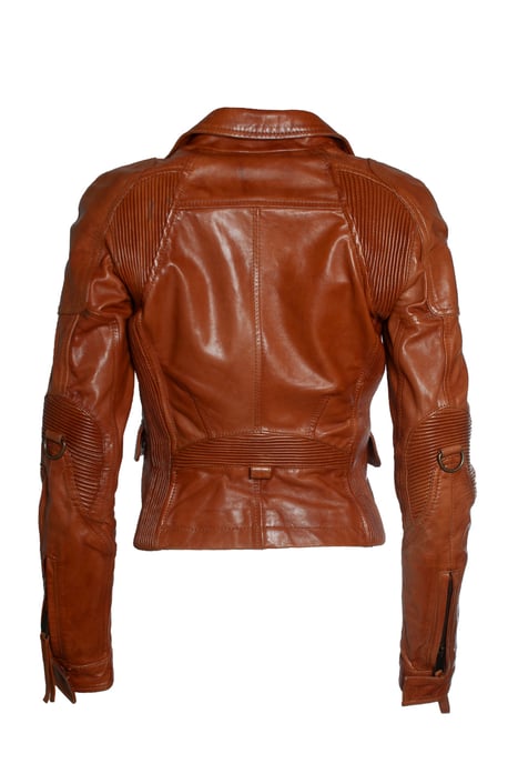 Dsquared2, Lederjacke in Cognac - Image 2