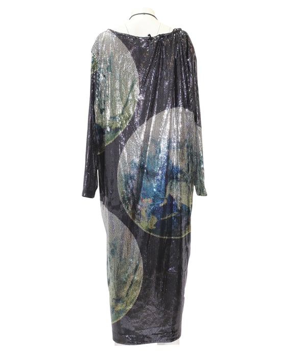 Ganni Pailletten-Maxikleid aus mehrfarbigem Polyester - Image 2