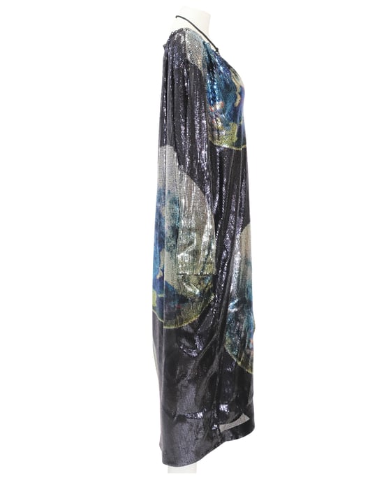 Ganni Pailletten-Maxikleid aus mehrfarbigem Polyester - Image 6