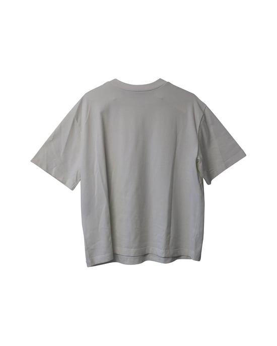 Alexander McQueen T-Shirt mit Knopfverzierungen aus weißer Baumwolle - Image 4