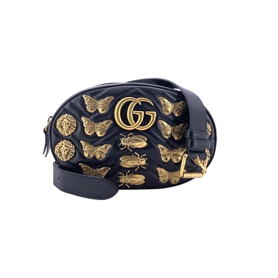 Gucci Leder-Schultertasche GG Marmont - Image 1
