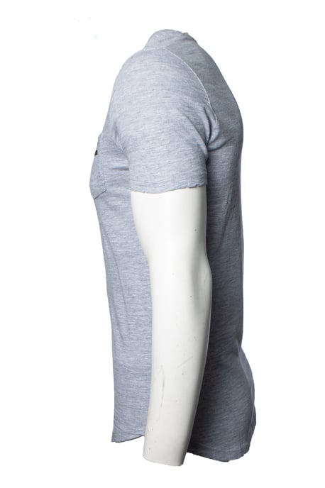 Dsquared2, graues T-Shirt mit fransigem Design - Image 2
