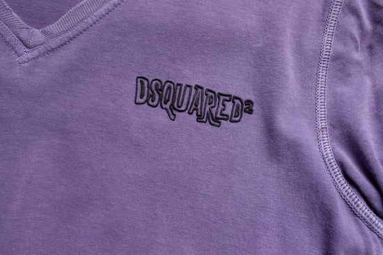 Dsquared2, V-Ausschnitt-T-Shirt mit Logo - Image 5