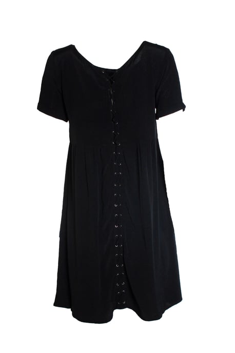 Ba&Sh Schnürkleid mit kurzen Ärmeln - Schwarz - Image 2