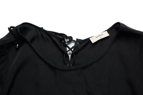 Ba&Sh Schnürkleid mit kurzen Ärmeln - Schwarz - Image 5