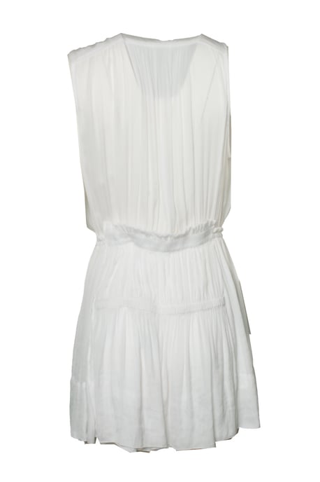 Isabel Marant, weißes, transparentes Kleid mit Rüschen - Image 2