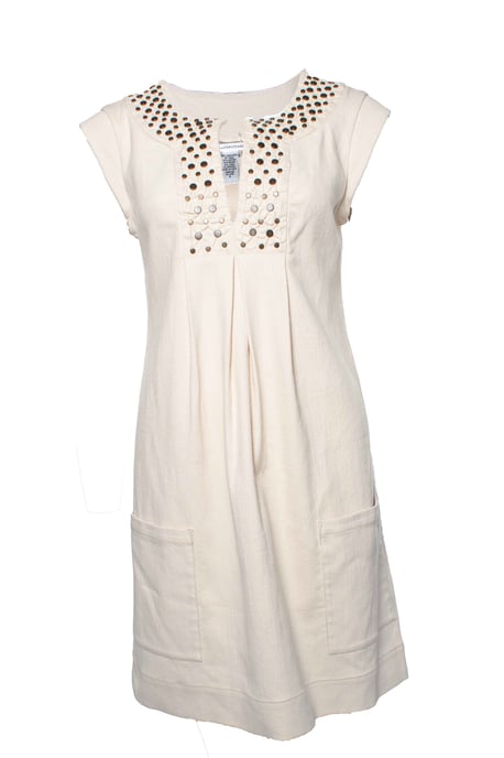 Diane von fustenberg, Ärmelloses beiges Kleid - Image 1
