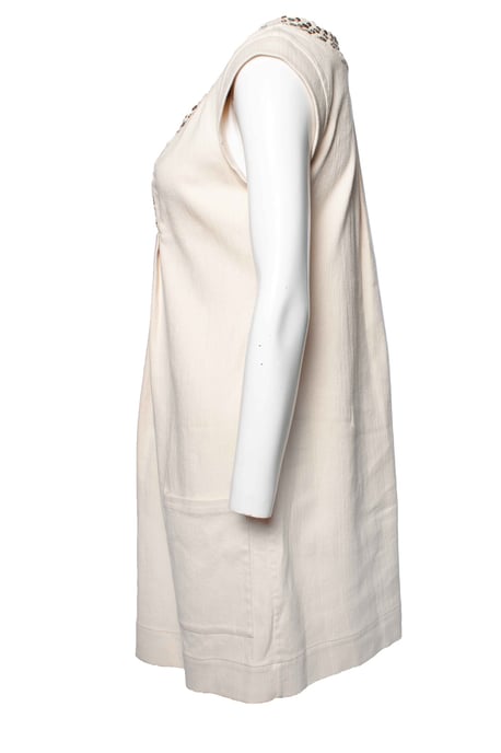 Diane von fustenberg, Ärmelloses beiges Kleid - Image 3