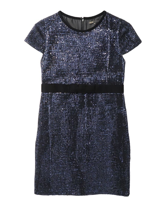 Maje Glitzer-Minikleid in Marineblau mit Pailletten - Image 2