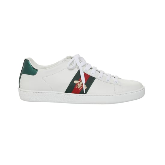 Weiße bestickte Ace-Sneaker - Image 1
