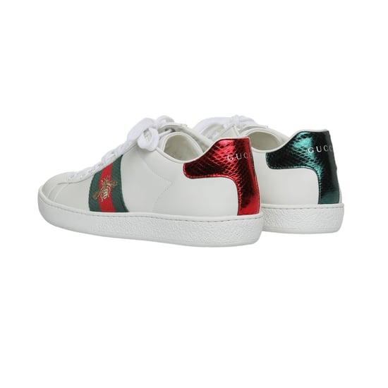 Weiße bestickte Ace-Sneaker - Image 3