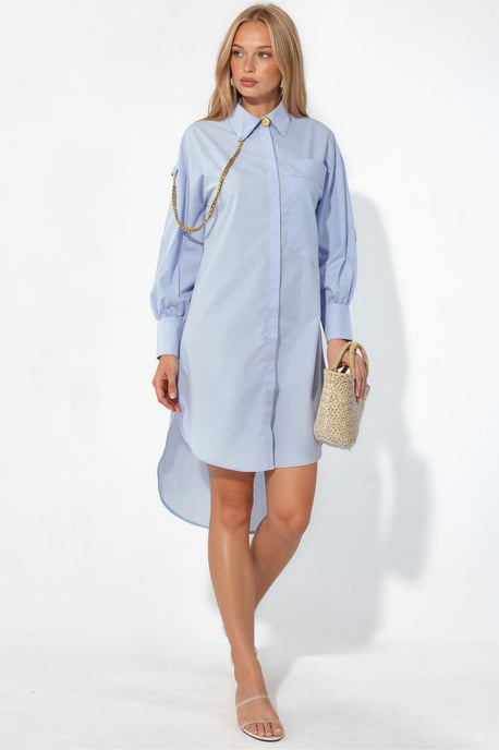 Oversized Mini-Kleidshirt - Image 1