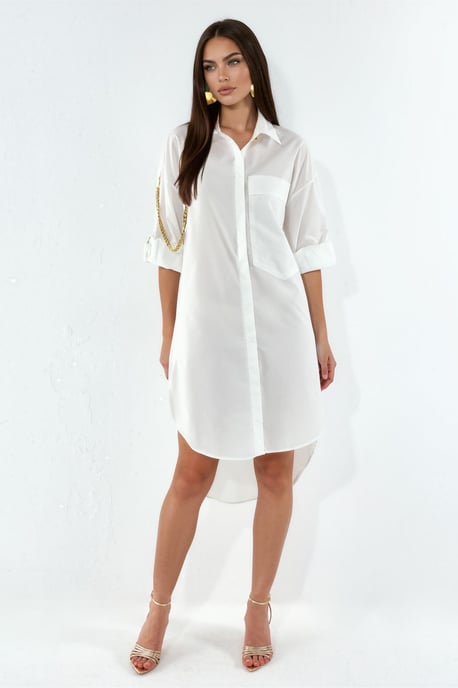 Übergrößen Mini-Hemdblusenkleid - Image 1