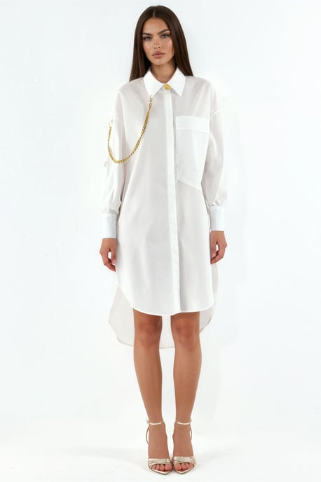 Übergrößen Mini-Hemdblusenkleid - Image 5