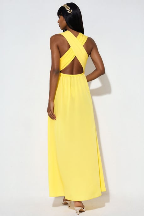 Figurbetontes Maxikleid mit Schlitz - Image 3