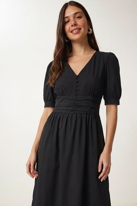 Maxikleid aus Baumwollmix für Damen - Image 2