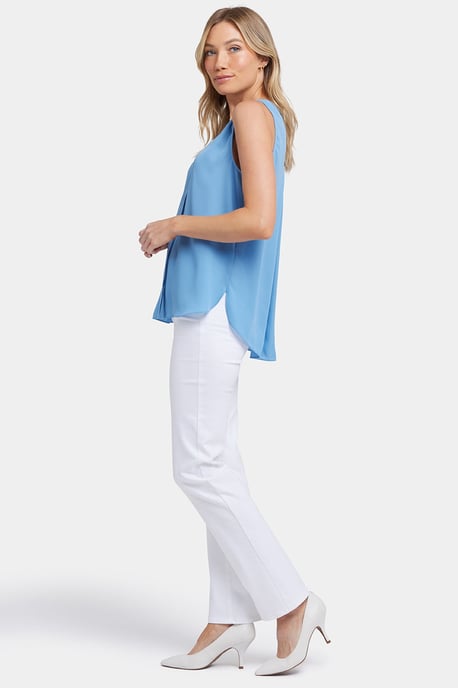 Ärmellose Piquekragenbluse - Image 3