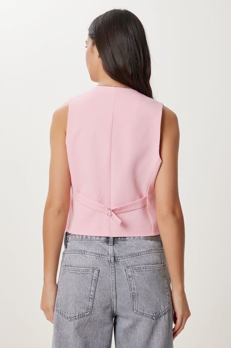 Crop-Button-Weste - Image 3
